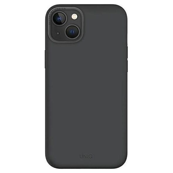 Uniq UNIQ etui Lino Hue do iPhone 14 Plus 6,7" Magclick Charging szary/charcoal grey