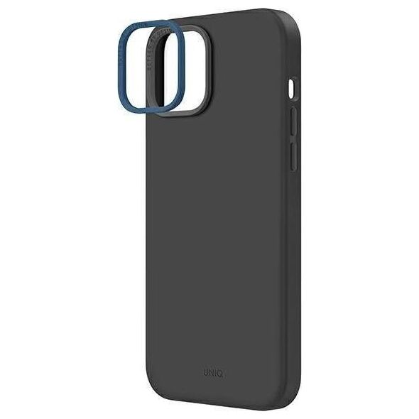 Uniq UNIQ etui Lino Hue do iPhone 14 Plus 6,7" Magclick Charging szary/charcoal grey
