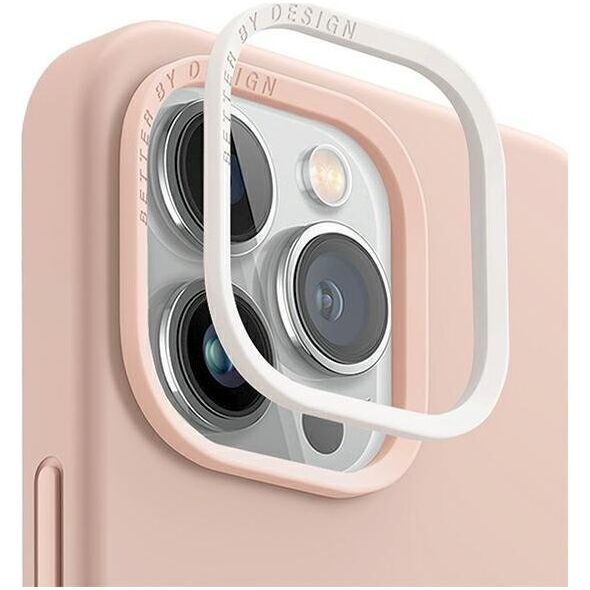 Uniq UNIQ etui Lino Hue do iPhone 14 Pro 6,1" Magclick Charging rózowy/blush pink