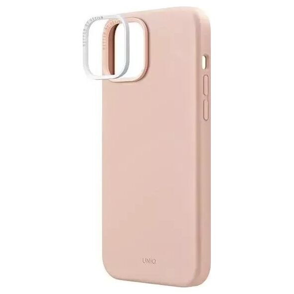 Uniq UNIQ etui Lino do iPhone 14 Plus 6,7" różowy/blush pink