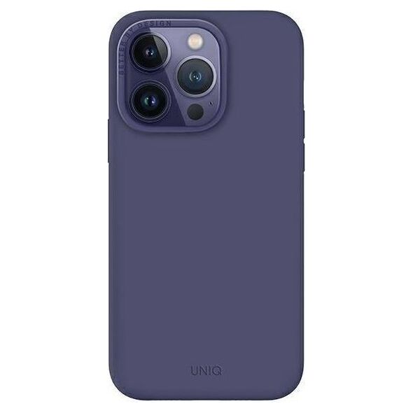 Uniq UNIQ etui Lino do iPhone 14 Pro Max 6,7" purpurowy/purple fig