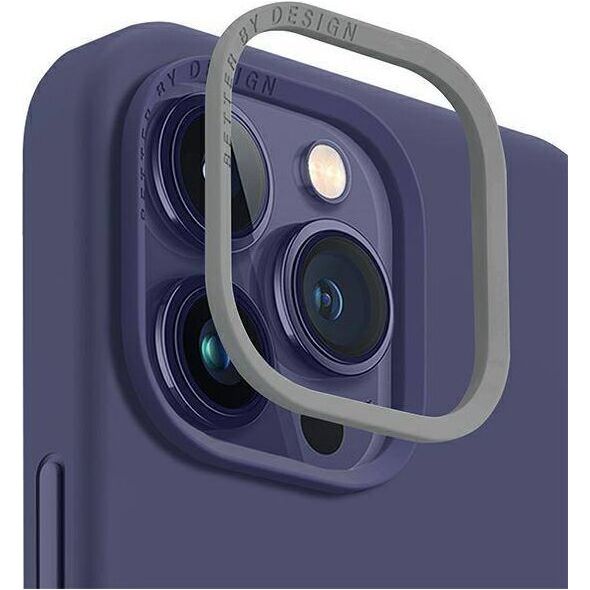 Uniq UNIQ etui Lino do iPhone 14 Pro Max 6,7" purpurowy/purple fig