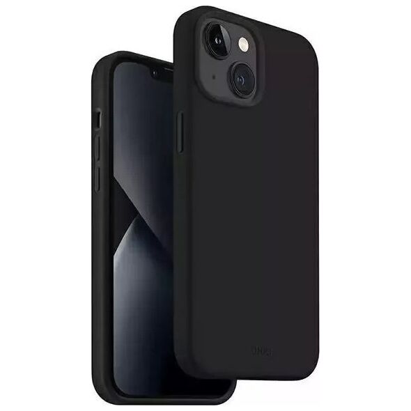 Uniq UNIQ etui Lino iPhone 14 Plus 6,7" czarny/midnight black