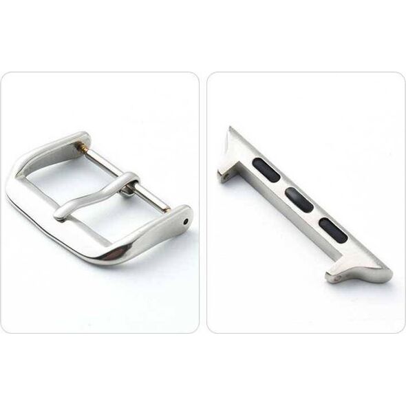 Crong Crong Noble Band - Pasek z naturalnej skóry do Apple Watch 42/44/45/49 mm (Mokka)