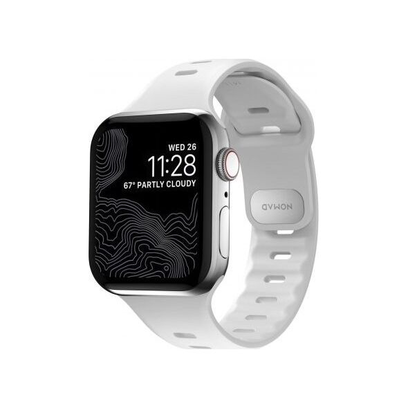 Nomad NOMAD Sport Strap Slim Waterproof 49mm / 45mm / 44mm | White