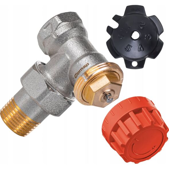 Comap Zawór term. kątowy - 1/2 - Kv 0,55bez nastawy wstępnej COMAP