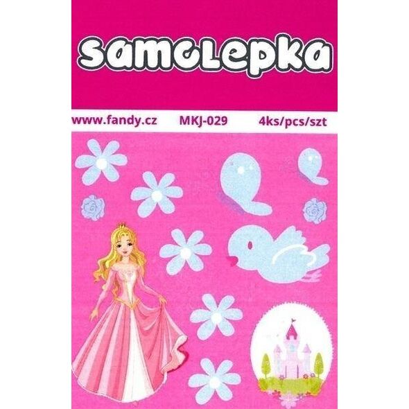 FANDY Naklejki papierowe Mini - Księżniczki