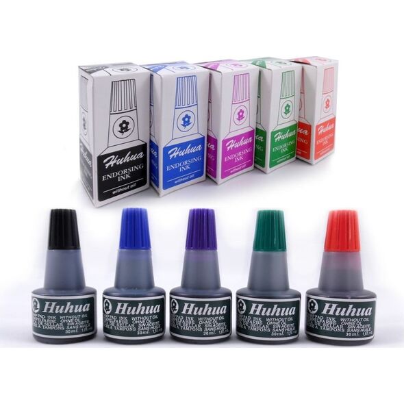 OKOFFICE Tusz do stempli pieczątek 30 ml Fioletowy