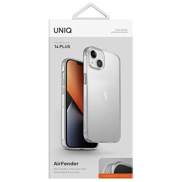 Uniq Etui UNIQ Air Fender Apple iPhone 14 Plus nude transparent