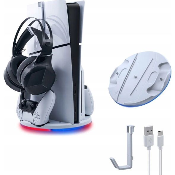 Ładowarka Stacja Dokująca Stojak - Sony PlayStation 5 PS5 SLIM DISC Digital / JYS-5196
