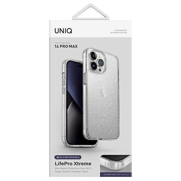 Uniq Etui UNIQ LifePro Xtreme Apple iPhone 14 Pro Max przezroczysty/tinsel lucent