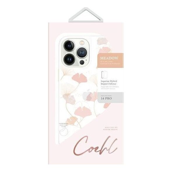 Uniq Etui UNIQ Coehl Meadow Apple iPhone 14 Pro różowy/spring pink