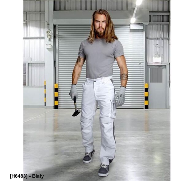 Ardon ARDON URBAN+ - spodnie do pasa 65 % poliester, 35 % bawełna, canvas, ok. 270 g/m2 Tabiflex - stretch, 11 kieszeni + na nakolanniki - KHAKI 56