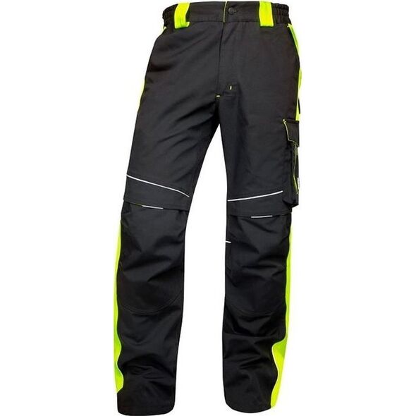 Ardon NEON H6471 - spodnie zimowe do pasa z kieszenią na nakolannki 2XL