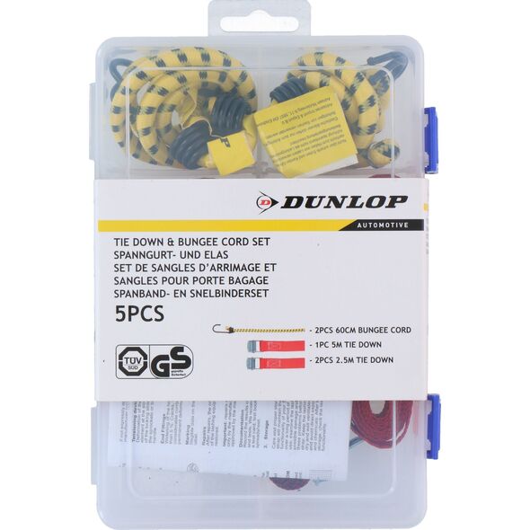Dunlop Zestaw pasy transportowe gumy do bagażu walizki z napinaczem DUNLOP 5w1 uni