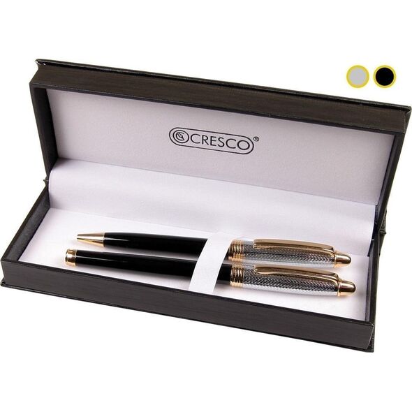 Cresco Pióro + długopis Majestic w etui 38 mix