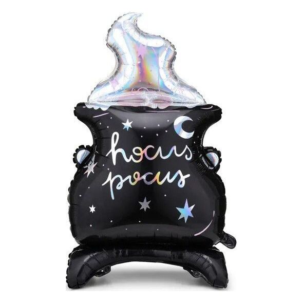 PartyDeco Balon foliowy holograficzny Kociołek na Halloween