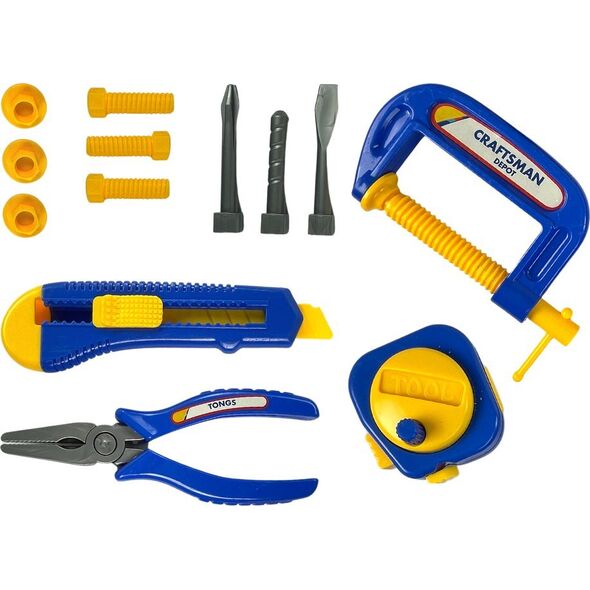 LeanToys Zestaw Dla Majsterkowicza Wiertarka Na Baterie
