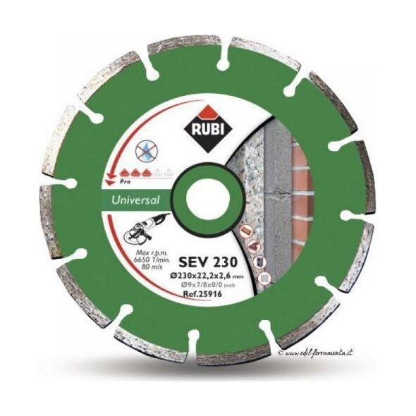 Rubi Tarcza do cięcia RUBI pro 25916  230 MM