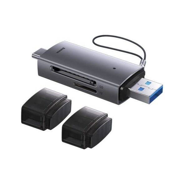 Adapter USB Baseus Baseus Lite Series adapter kart MicroSD SD TF USB USB-C WKQX060113