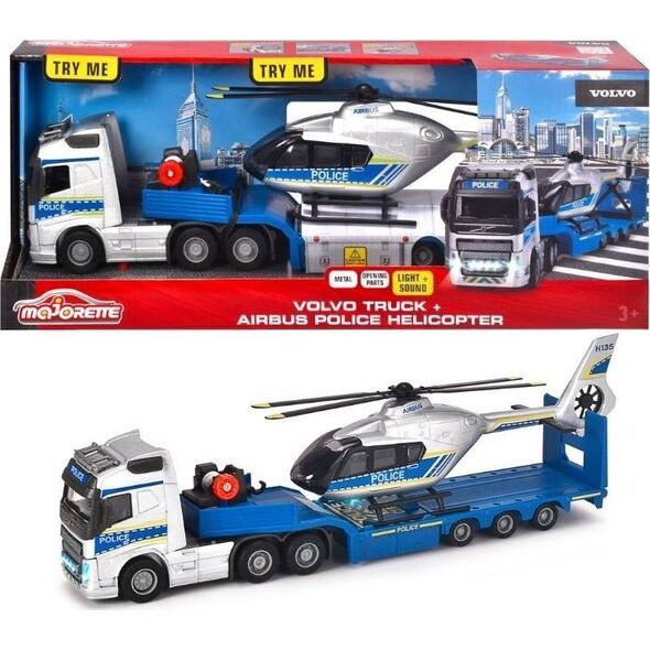 Majorette MAJORETTE Grand Volvo Zestaw Policyjny Policja 35cm