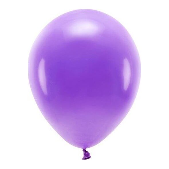 PartyDeco Balony Eco fioletowe 30cm 10szt
