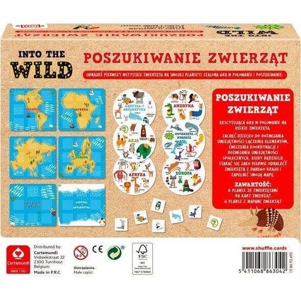 Cartamundi Into the Wild - Poszukiwanie zwierząt CARTAMUNDI