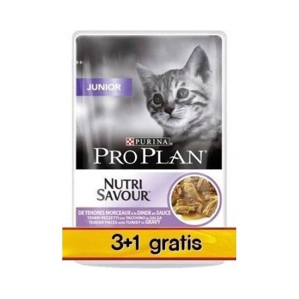 PURINA NESTLE Purina Pro Plan Junior Indyk 85g 3+1
