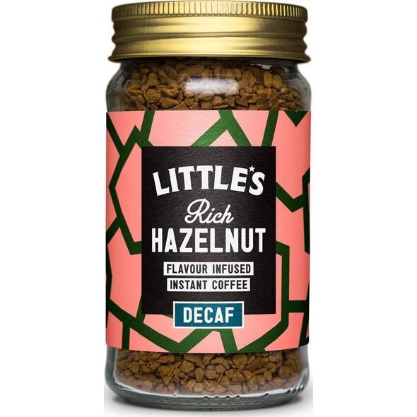 Littles Coffee Kawa rozpuszczalna Instant liofilizowana Bezkofeinowa Orzech Laskowy 50g - Little's