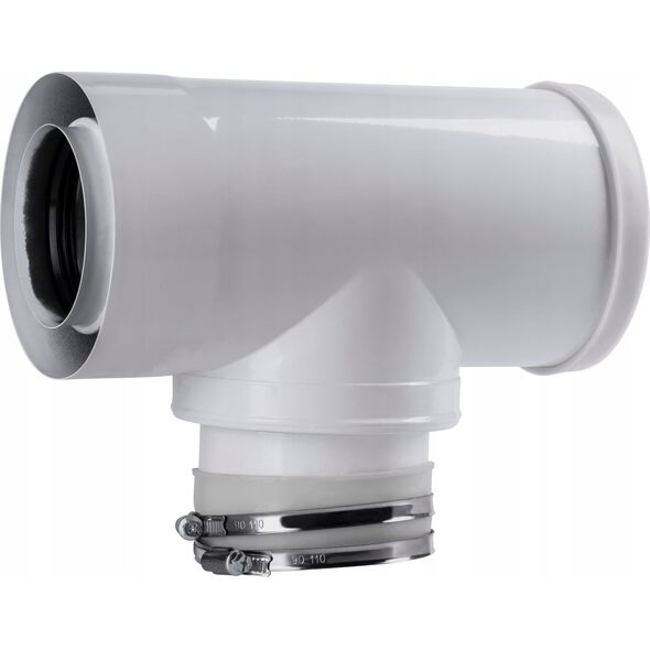 SpiroFlex 60/100-80/125 adapterVST (trójnik) biały