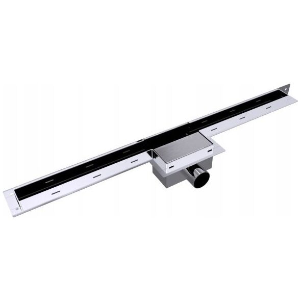 Syfon SpiroFlex 700 szczelinowe odwodnienie prysznicowe AQUA STEEL LS z rusztem szlifowanym SZG (PWE)