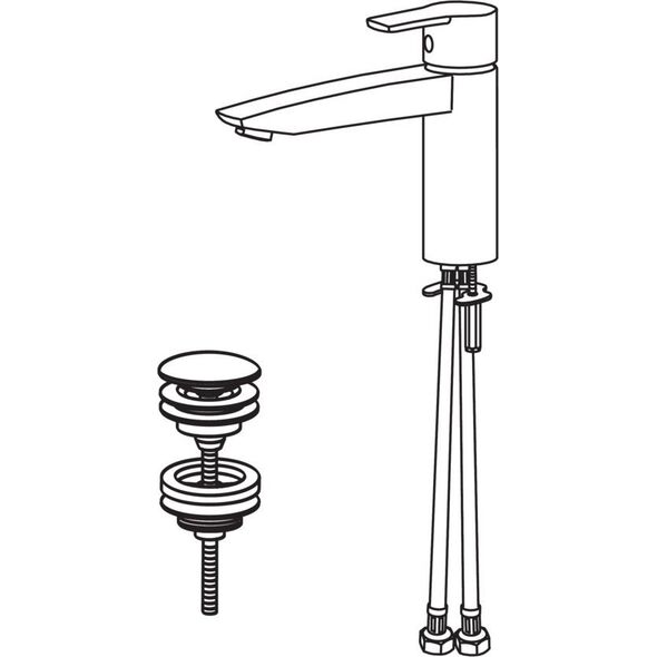 Bateria umywalkowa Oras CUBISTA BATERIA UMYWALKOWA