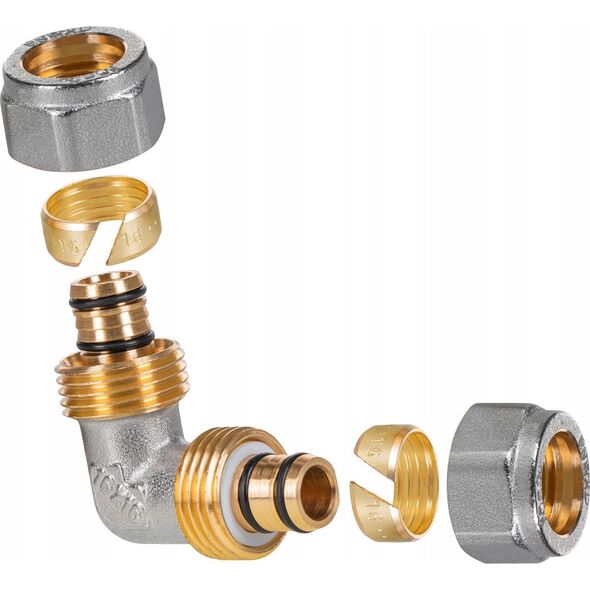 Comap Kolano zaciskowe (skręcana) - 16x2 TurboSKIN COMAP