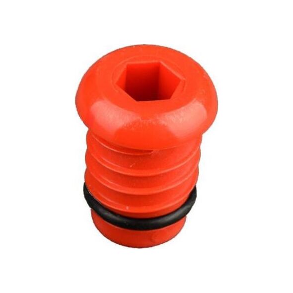 TI Group Korek do prób szczelności do rury PEX 16x2,0mm czerwony