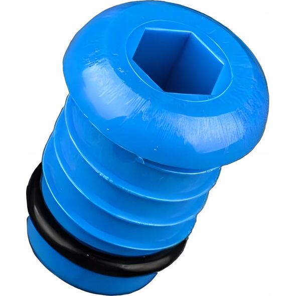 TI Group Korek do prób szczelności do rury PEX 26x3,0mm niebieski