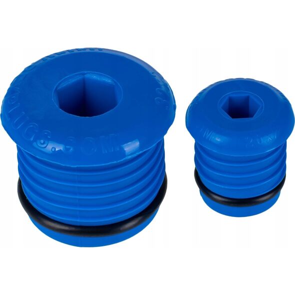 TI Group Korek do prób szczelności do rury PEX 32x3,0mm niebieski