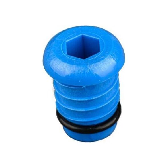TI Group Korek do prób szczelności do rury PEX 16x2,0mm niebieski