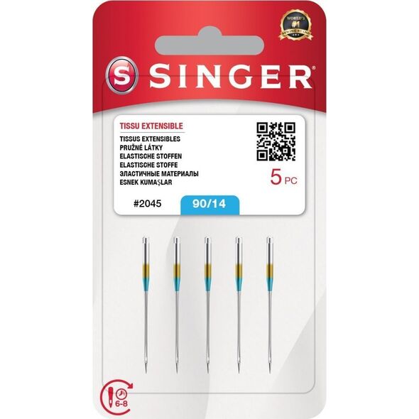 Singer Igła SINGER N2045 -14/90 blister 5szt strecz