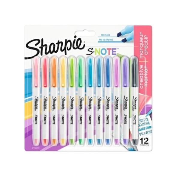 Sharpie 1x12 Sharpie Creatie Marker S-Note 12 colours