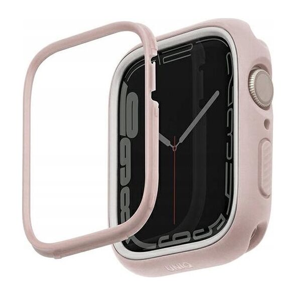 Uniq Etui UNIQ Moduo Apple Watch 4/5/6/7/8/SE 44/45mm różowy-biały/blush-white