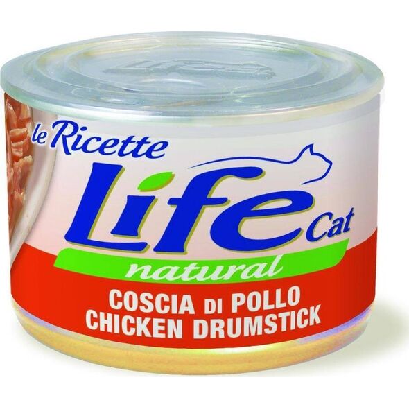 Life Pet Care LIFE CAT pusz.150g CHICKEN DRUMSTICK LA RICETTE /24