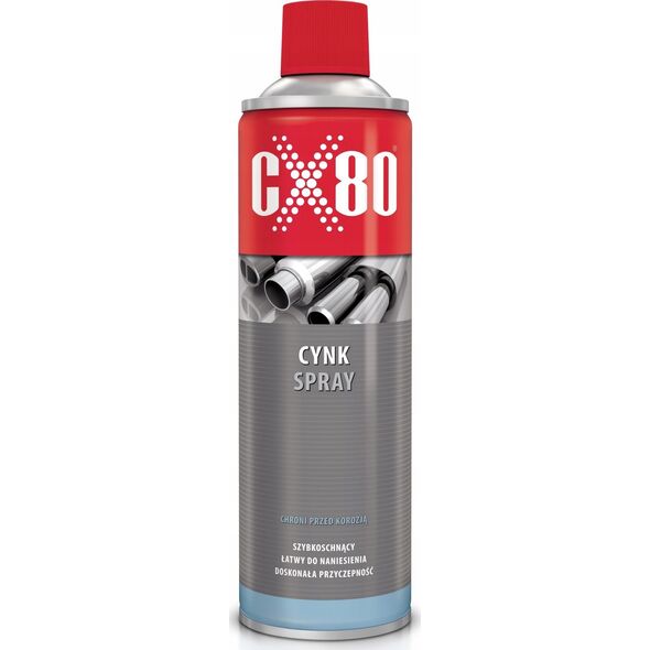 CX80 CX80 CYNK SPRAY 500ML ANTYKOROZYJNY SZYBKOSCHNĄCY