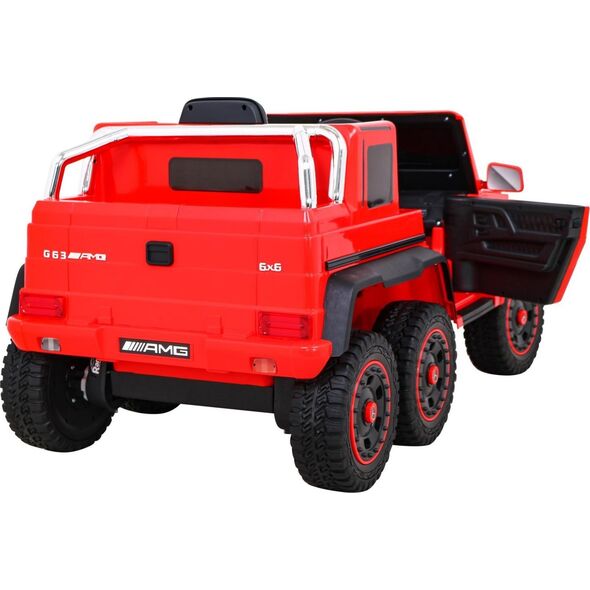 Mercedes Auto na alumulator Mercedes G63 6x6 AMG Czerwony