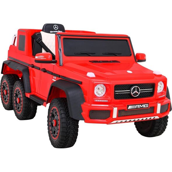 Mercedes Auto na alumulator Mercedes G63 6x6 AMG Czerwony