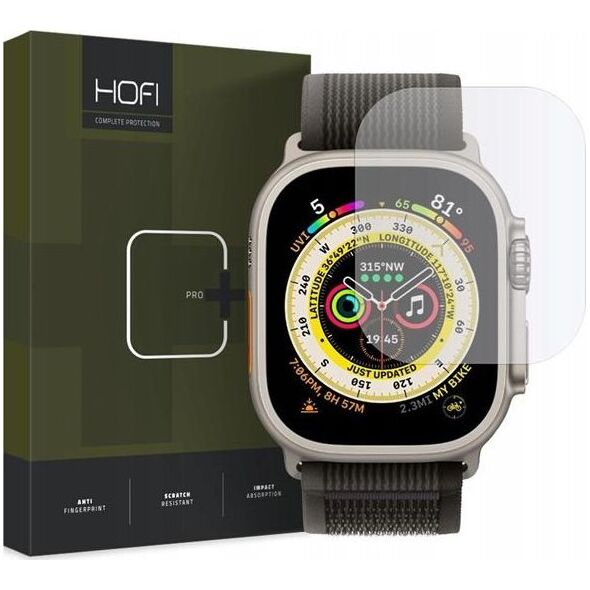 Hofi SZKŁO HARTOWANE HOFI GLASS PRO+ APPLE WATCH ULTRA (49 MM) CLEAR