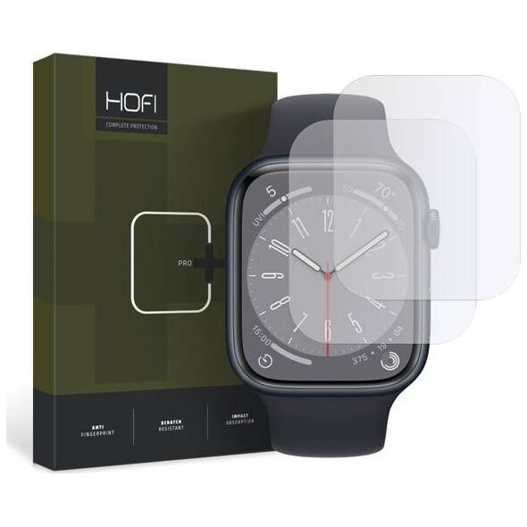 Hofi FOLIA HYDROŻELOWA HOFI HYDROFLEX PRO+ 2-PACK APPLE WATCH 4 / 5 / 6 / 7 / 8 / SE (40 / 41 MM) CLEAR