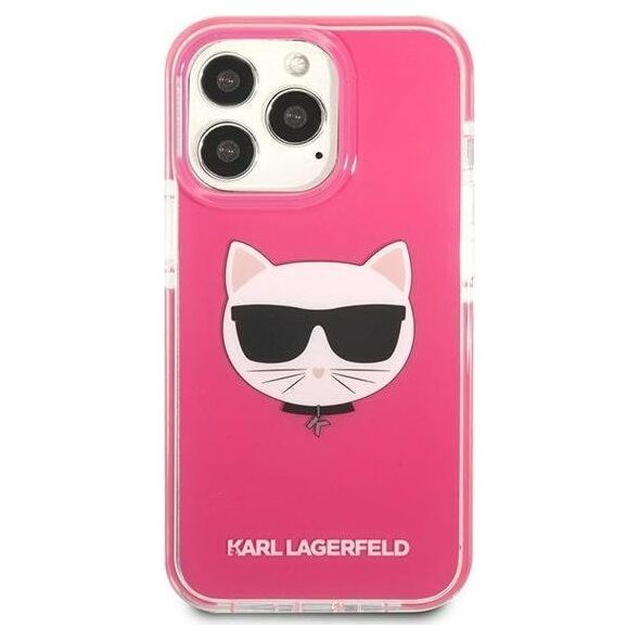 Karl Lagerfeld Karl Lagerfeld KLHCP13LTPECPI iPhone 13 Pro / 13 6,1" hardcase fuksja/fuschia Choupette Head NoSize