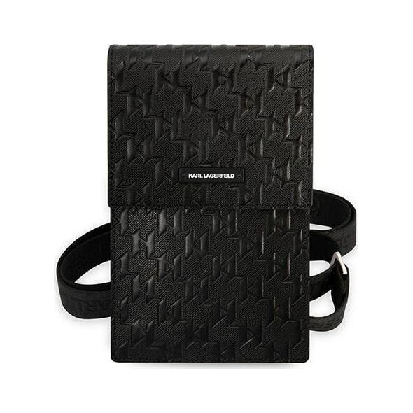 Karl Lagerfeld Karl Lagerfeld Torebka KLWBSAMSMK czarny/black Monogram Plate NoSize