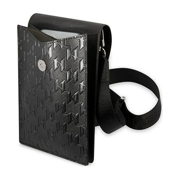 Karl Lagerfeld Karl Lagerfeld Torebka KLWBSAMSMK czarny/black Monogram Plate NoSize