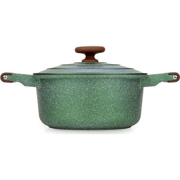 NAVA Garnek granitowy z pokrywką OMEGA 24 cm 4,4 l
